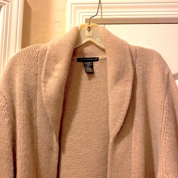 Sarah Spencer Shawl Collar Sweater Jacket - Picture 6 of 16